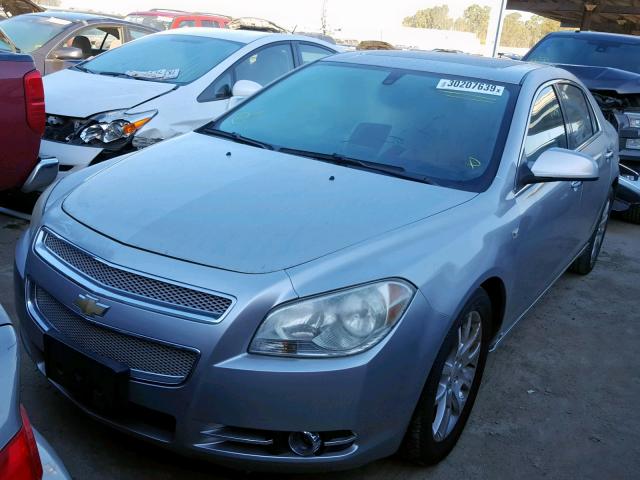 1G1ZK57708F180356 - 2008 CHEVROLET MALIBU LTZ SILVER photo 2