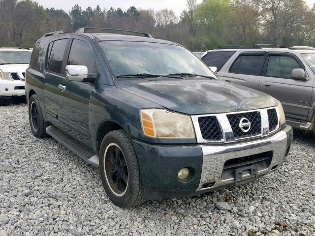 5N1AA08A24N712853 - 2004 NISSAN ARMADA SE GREEN photo 1