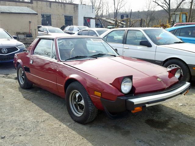 128AS10118873 - 1979 FIAT X 1/9 RED photo 1