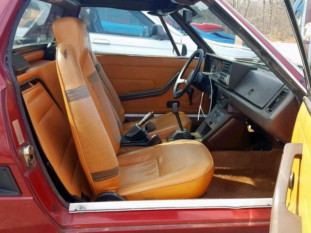 128AS10118873 - 1979 FIAT X 1/9 RED photo 5