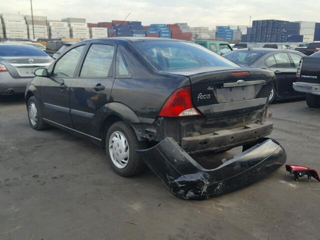 1FAFP33ZX4W195986 - 2004 FORD FOCUS LX BLACK photo 3