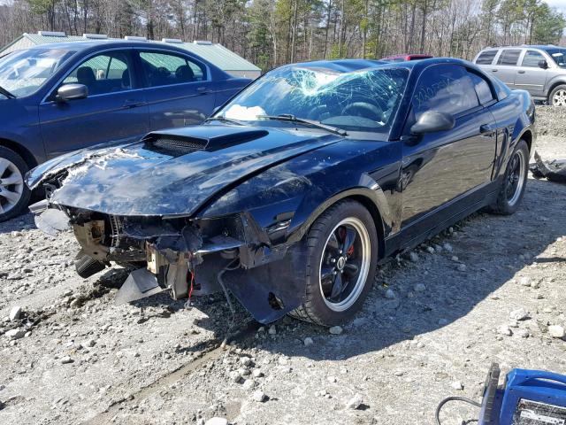 1FAFP42X61F216740 - 2001 FORD MUSTANG GT BLACK photo 2