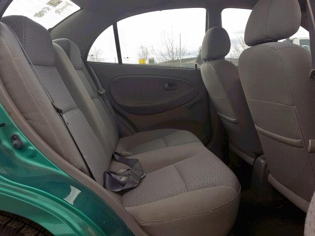 KNADC123X26137479 - 2002 KIA RIO TEAL photo 6