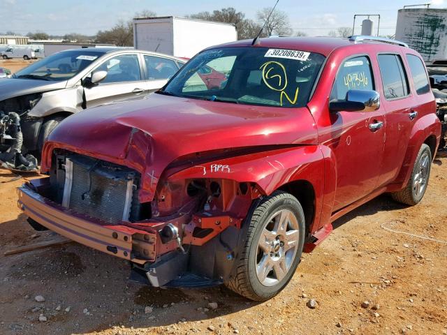 3GNBABDB9AS542342 - 2010 CHEVROLET HHR LT RED photo 2