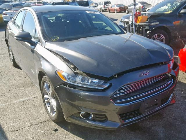 3FA6P0RU1GR144698 - 2016 FORD FUSION TIT GRAY photo 1