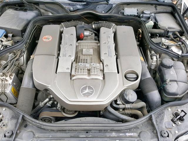 WDBUF76J75A662988 - 2005 MERCEDES-BENZ E 55 AMG SILVER photo 7