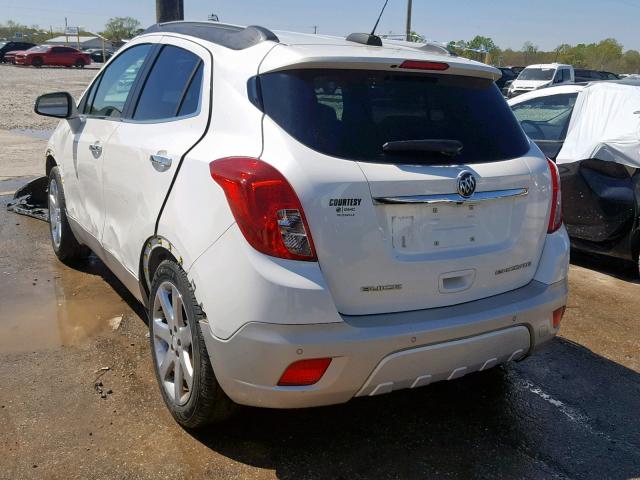 KL4CJDSB6FB039067 - 2015 BUICK ENCORE PRE WHITE photo 3