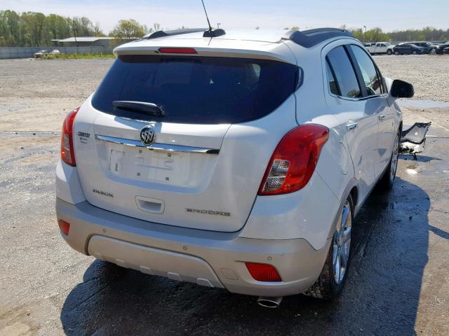 KL4CJDSB6FB039067 - 2015 BUICK ENCORE PRE WHITE photo 4