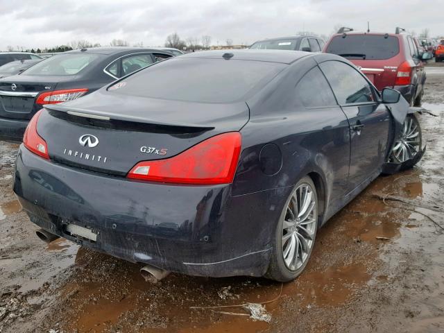 JN1CV6EL7BM262178 - 2011 INFINITI G37 BLACK photo 4