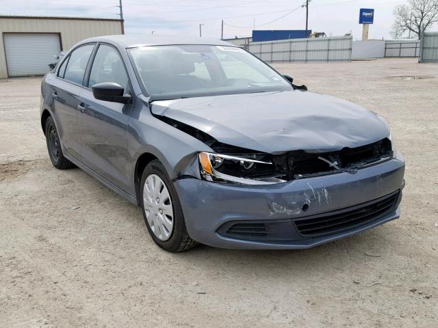 3VW1K7AJ1CM334714 - 2012 VOLKSWAGEN JETTA BASE GRAY photo 1