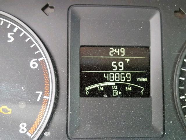 3VW1K7AJ1CM334714 - 2012 VOLKSWAGEN JETTA BASE GRAY photo 8