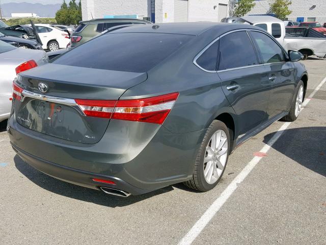 4T1BK1EBXDU043662 - 2013 TOYOTA AVALON BAS GREEN photo 4