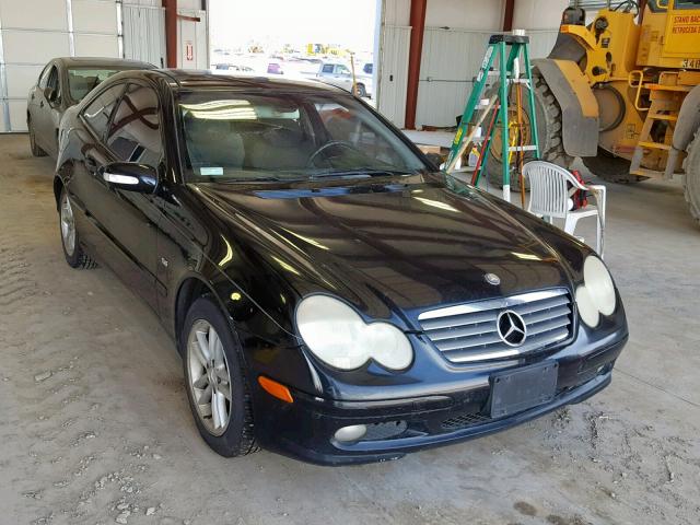 WDBRN40J63A459085 - 2003 MERCEDES-BENZ C 230K SPO BLACK photo 1