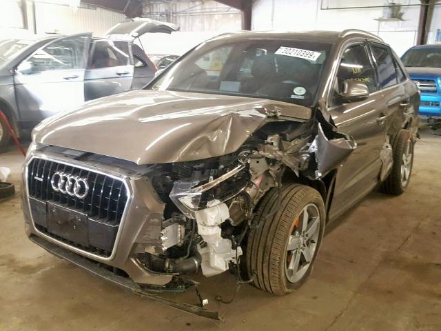 WA1EFCFS2FR012647 - 2015 AUDI Q3 PREMIUM BROWN photo 2