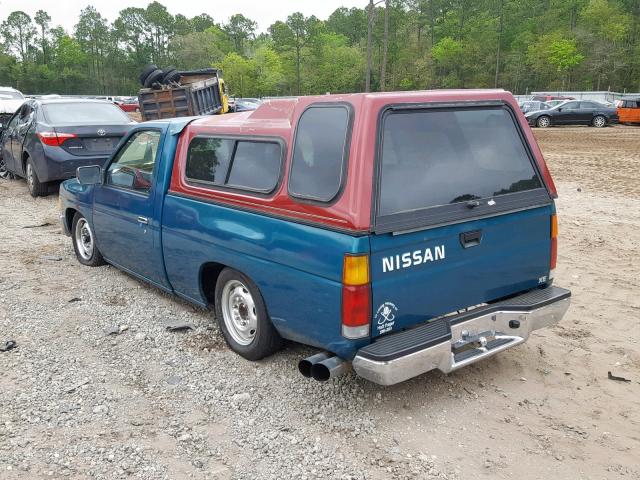 1N6SD11S0SC457960 - 1995 NISSAN TRUCK E/XE GREEN photo 3