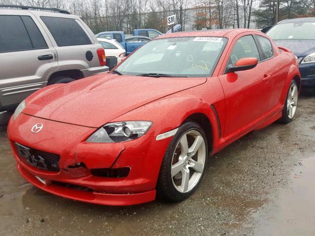 JM1FE173670208928 - 2007 MAZDA RX8 RED photo 2