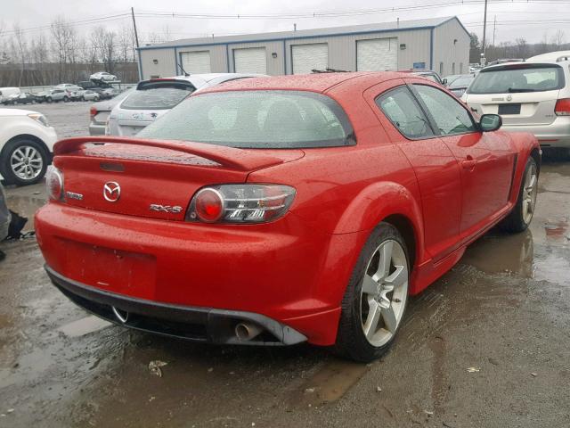 JM1FE173670208928 - 2007 MAZDA RX8 RED photo 4