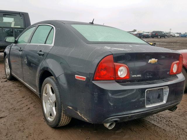 1G1ZJ57749F178887 - 2009 CHEVROLET MALIBU 2LT BLACK photo 3