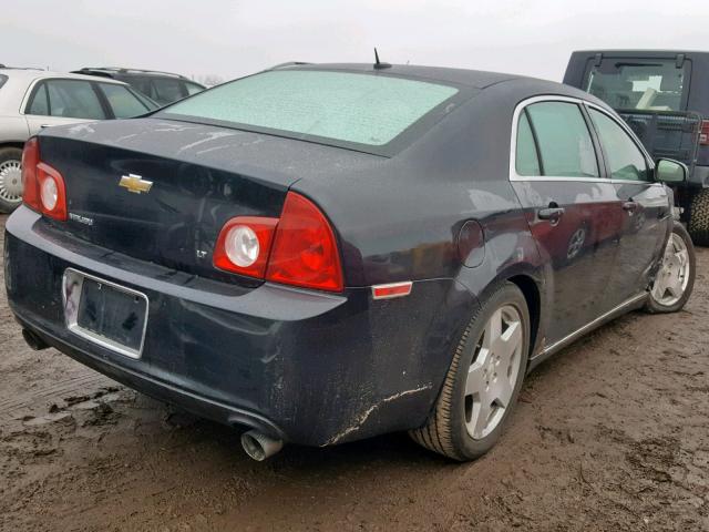 1G1ZJ57749F178887 - 2009 CHEVROLET MALIBU 2LT BLACK photo 4