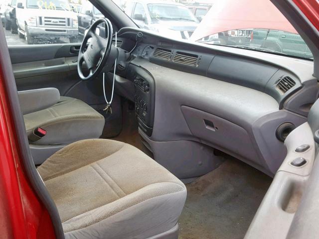 2FMDA51U1VBC96063 - 1997 FORD WINDSTAR W BURGUNDY photo 5