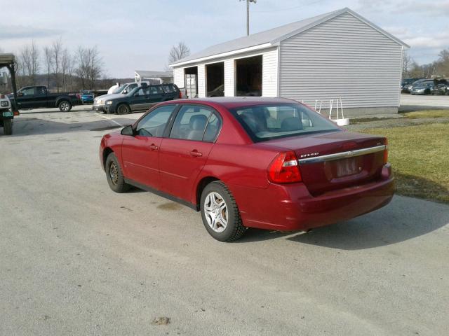 1G1ZS58F77F182562 - 2007 CHEVROLET MALIBU LS MAROON photo 3