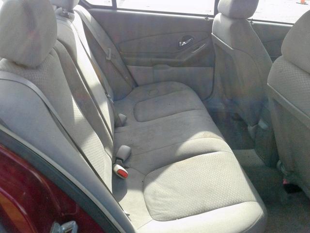 1G1ZS58F77F182562 - 2007 CHEVROLET MALIBU LS MAROON photo 6