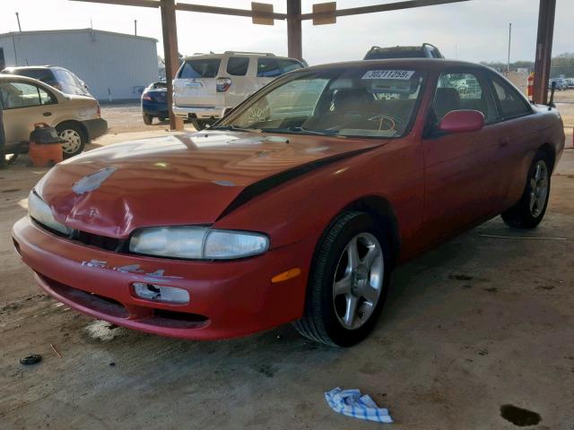 JN1AS44D0TW056138 - 1996 NISSAN 240SX BASE RED photo 2