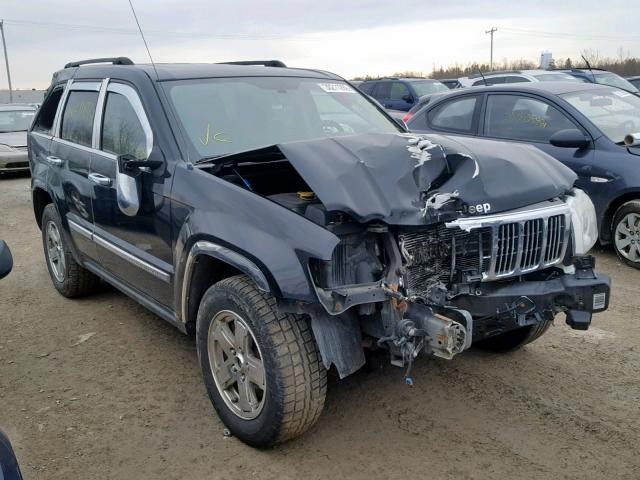 1J4HR58N15C686765 - 2005 JEEP GRAND CHER BLACK photo 1