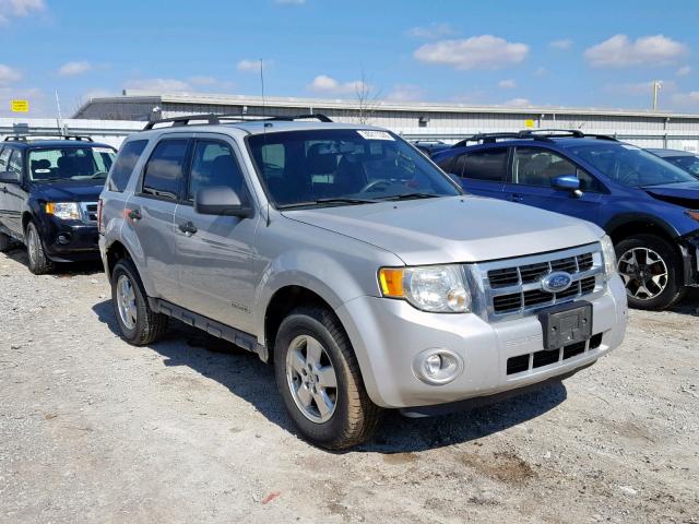 1FMCU03ZX8KE48026 - 2008 FORD ESCAPE XLT SILVER photo 1