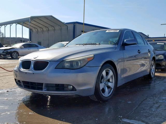 WBANA53585B864911 - 2005 BMW 525 I GRAY photo 2