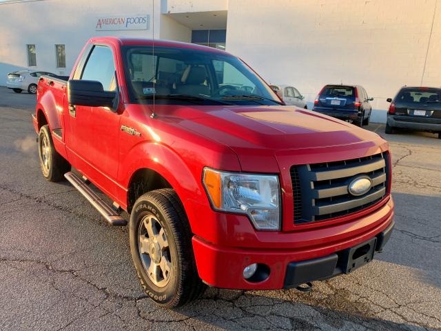 1FTRF04869KB42487 - 2009 FORD F150 RED photo 2