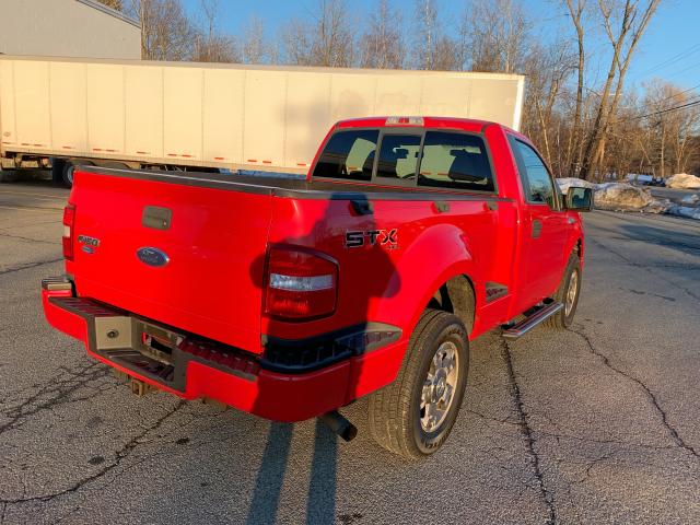 1FTRF04869KB42487 - 2009 FORD F150 RED photo 3