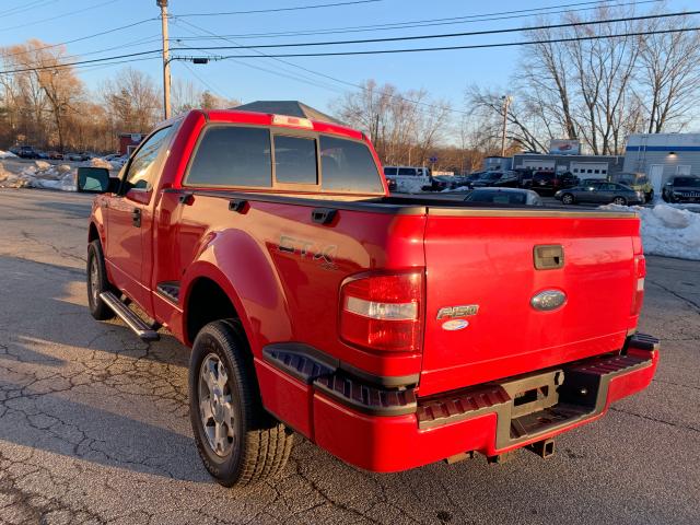 1FTRF04869KB42487 - 2009 FORD F150 RED photo 4