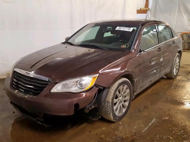 1C3CCBBB5DN595472 - 2013 CHRYSLER 200 TOURIN BROWN photo 2