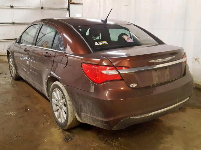 1C3CCBBB5DN595472 - 2013 CHRYSLER 200 TOURIN BROWN photo 3