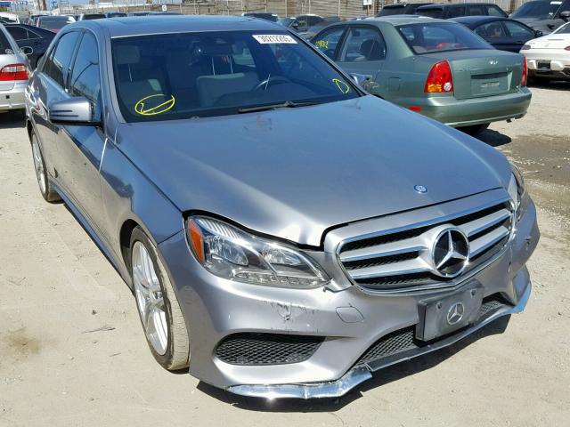 WDDHF5KB0EA892058 - 2014 MERCEDES-BENZ E 350 GRAY photo 1