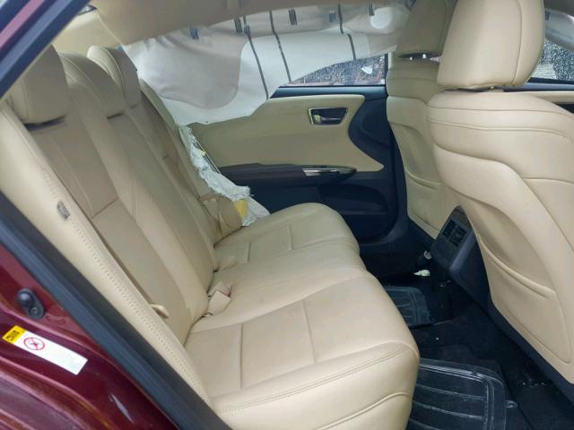 4T1BK1EB8EU099827 - 2014 TOYOTA AVALON BAS BURGUNDY photo 6