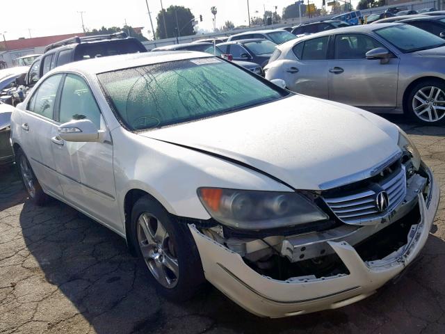 JH4KB16565C021533 - 2005 ACURA RL WHITE photo 1