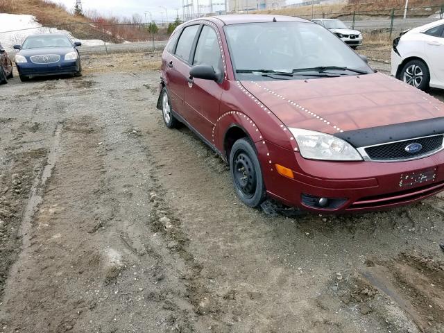 1FAFP37N67W120083 - 2007 FORD FOCUS ZX5 BURGUNDY photo 1