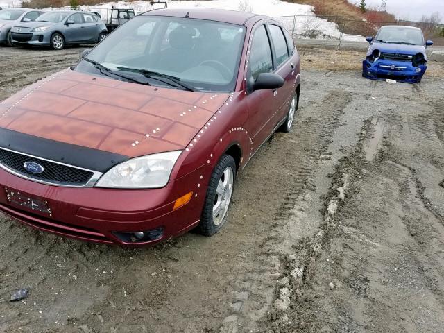 1FAFP37N67W120083 - 2007 FORD FOCUS ZX5 BURGUNDY photo 2