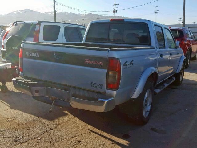 1N6ED27Y5YC331309 - 2000 NISSAN FRONTIER C GRAY photo 4