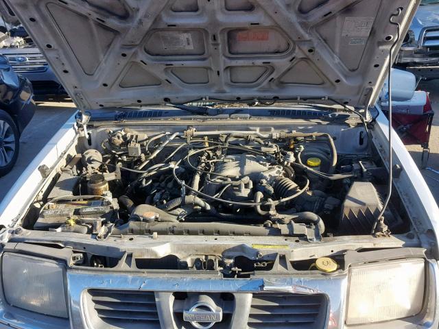 1N6ED27Y5YC331309 - 2000 NISSAN FRONTIER C GRAY photo 7