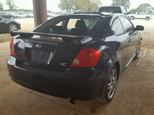 JTKDE167270188214 - 2007 TOYOTA SCION TC შავი ფოტო 4