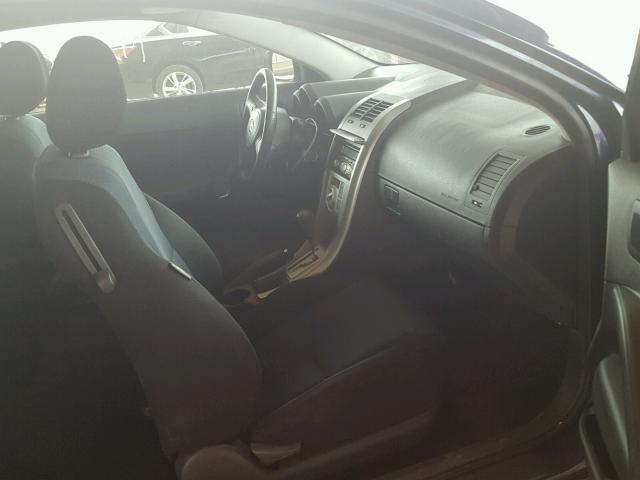 JTKDE167270188214 - 2007 TOYOTA SCION TC შავი ფოტო 5