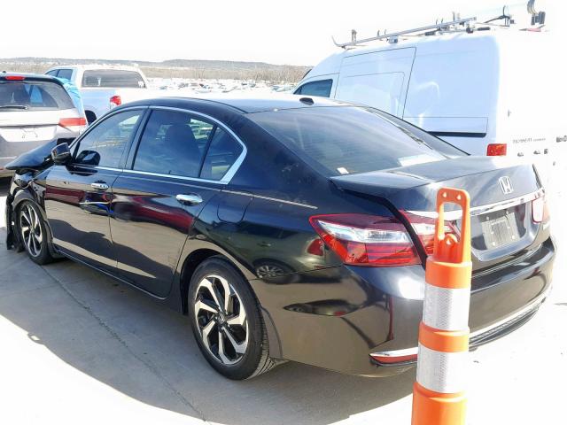 1HGCR2F91GA197058 - 2016 HONDA ACCORD EXL BLACK photo 3