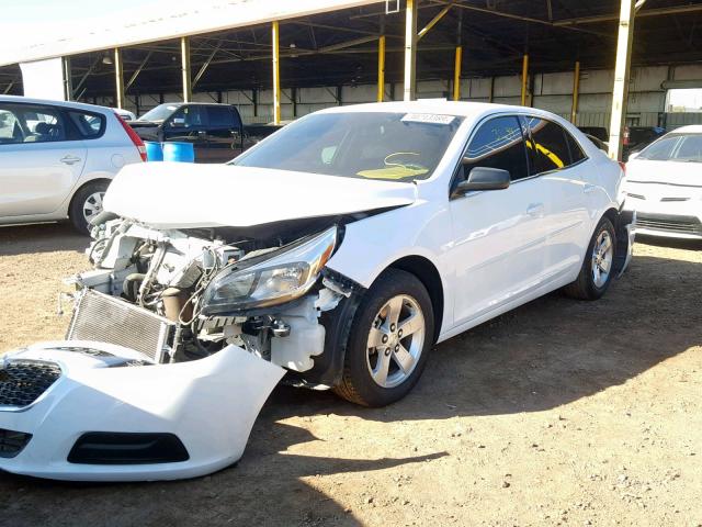 1G11B5SA8GF165795 - 2016 CHEVROLET MALIBU LIM WHITE photo 2