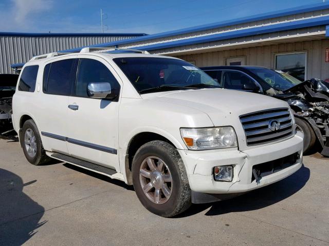 5N3AA08A15N806666 - 2005 INFINITI QX56 WHITE photo 1