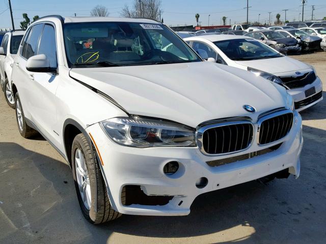 5UXKR0C52F0K66360 - 2015 BMW X5 XDRIVE3 WHITE photo 1
