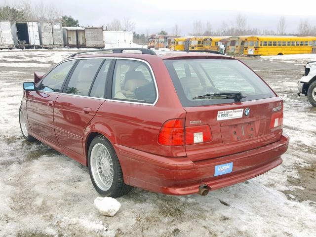 WBADS43481GD85737 - 2001 BMW 525 IT AUT RED photo 3