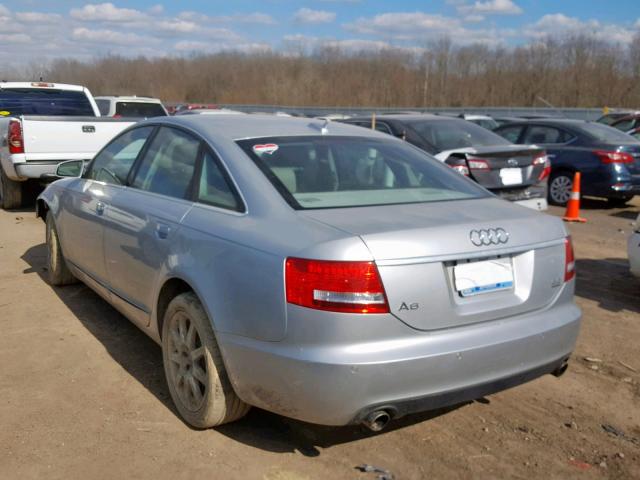 WAUDG74F85N106420 - 2005 AUDI A6 3.2 QUA SILVER photo 3